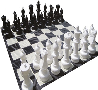Garden Chess set, King's height 30 cm